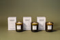 Most Beloved Set — three luxury coconut soy candles by Caroline Francis, curated gift collection