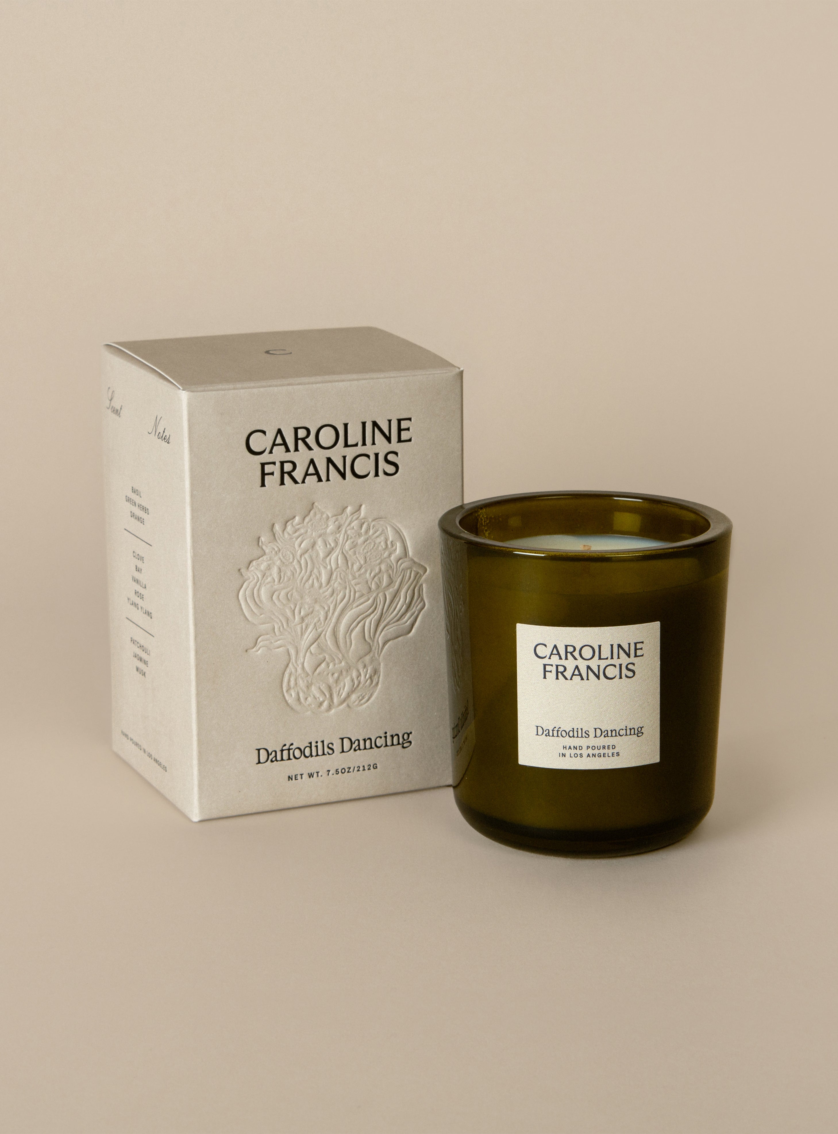 Caroline Francis Daffodils Dancing Candle - Thumbnail 2