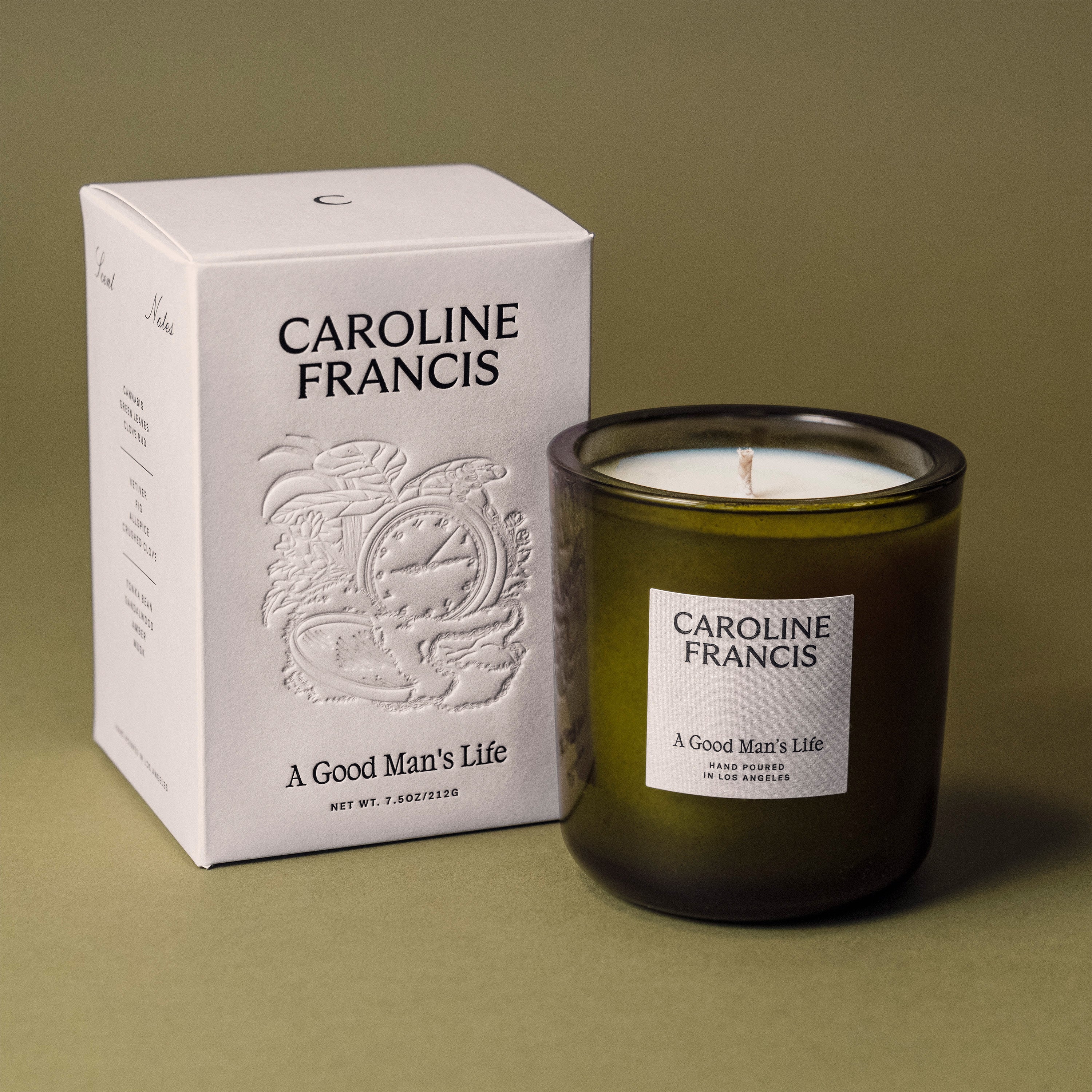A Good Man's Life | Hand-Poured Coconut Soy Candle | Caroline